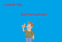 Contoh Slip Gaji Perusahan